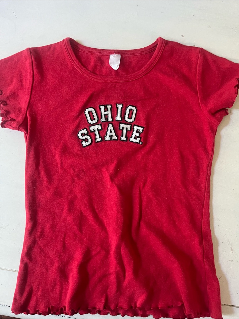 Girls' Red Short Sleeve Tee -